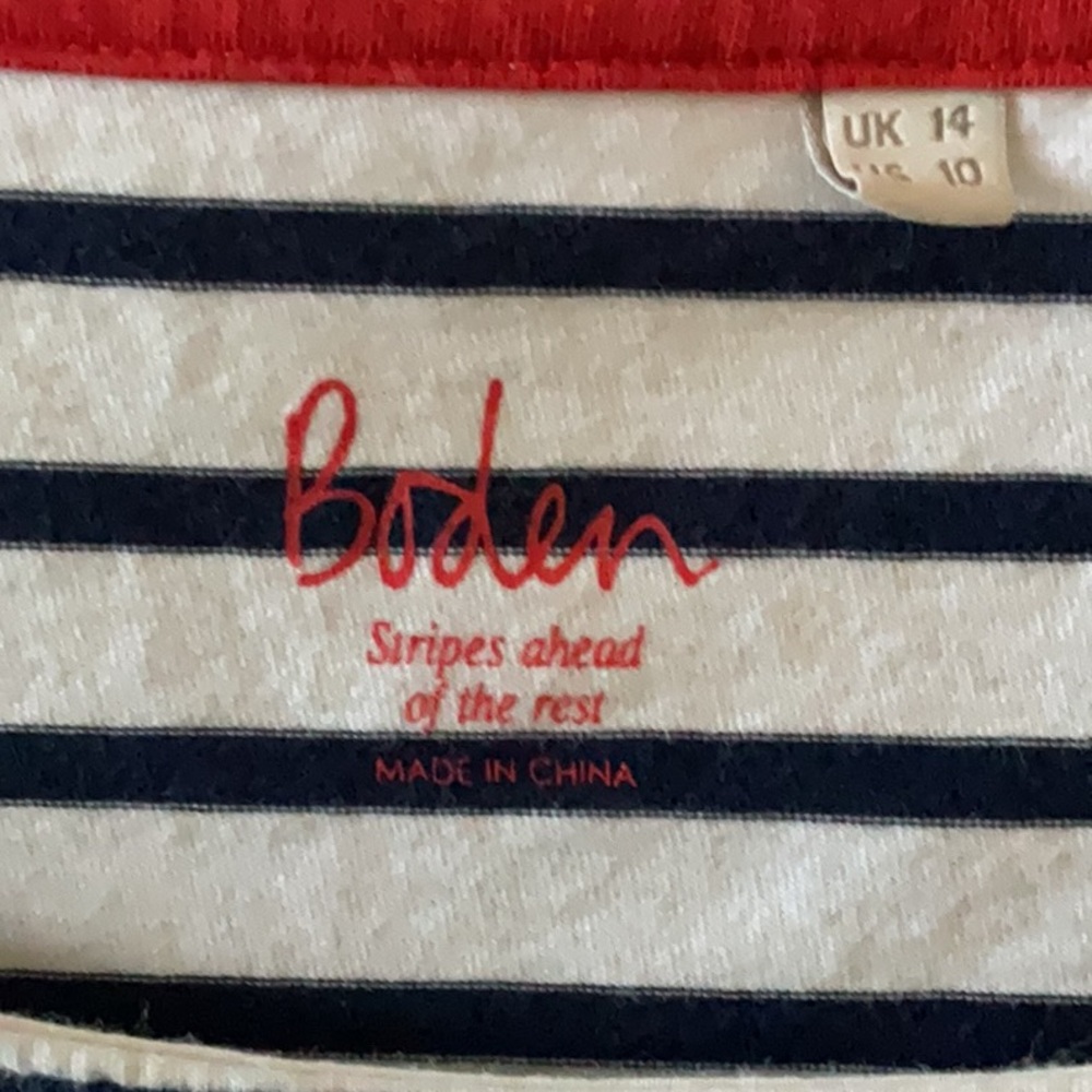 Striped Boden Top GUC - Picture 6 of 11